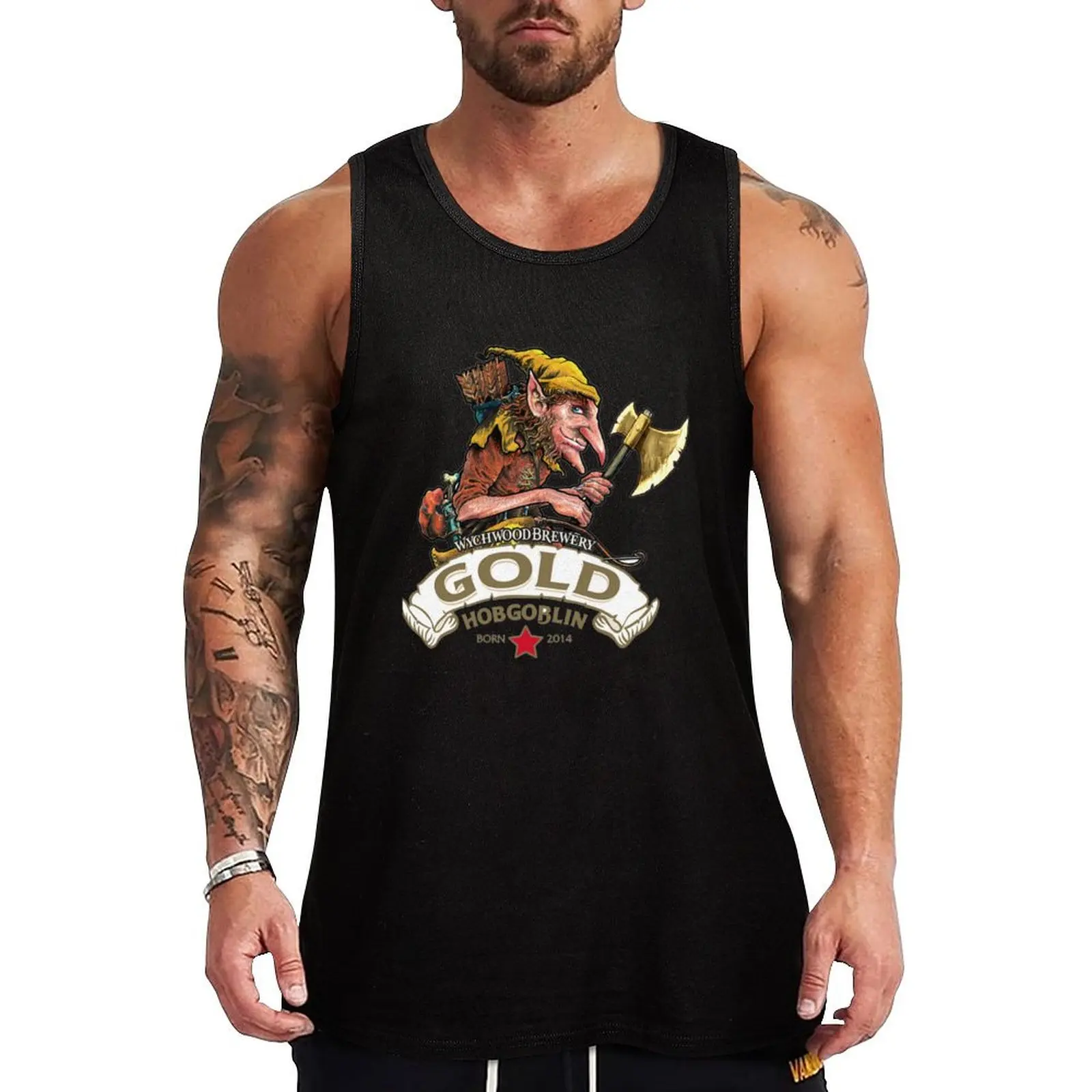 Hobgoblin Gold T-Shirt Tank Top Soft Casual Tank Top Loose Sleeveless Everyday Shirt