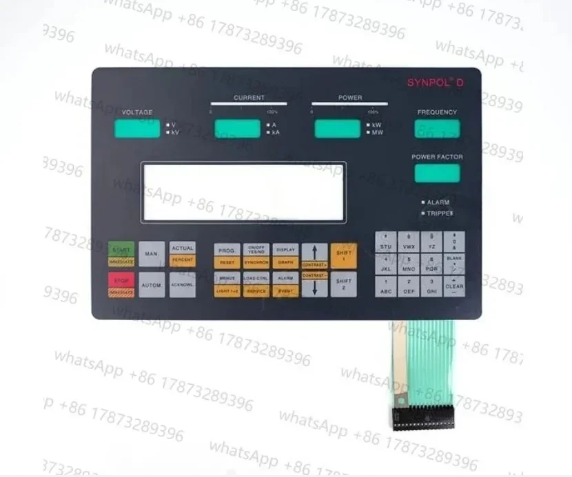 Para ABB SYNPOL D CMA120 teclado de membrana botón de interruptor para ABB SYNPOL D PANEL CONTROLOR básico CMA120 3DDE300400