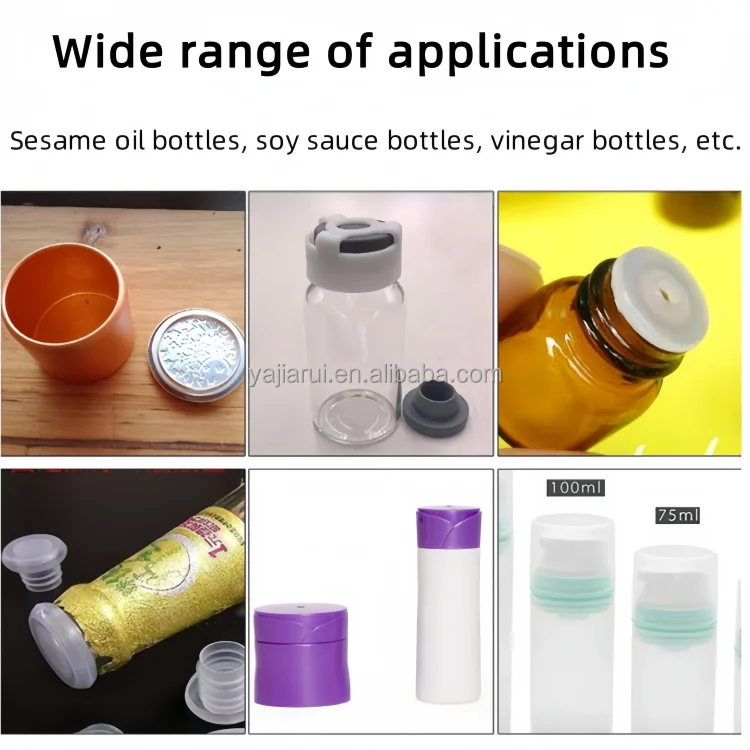 Hot Sale Semi-Automatic Desktop Small Bottle Sealing Machine Pneumatic Multi-Function Batch Perfume Oil Bottle Capping Machine