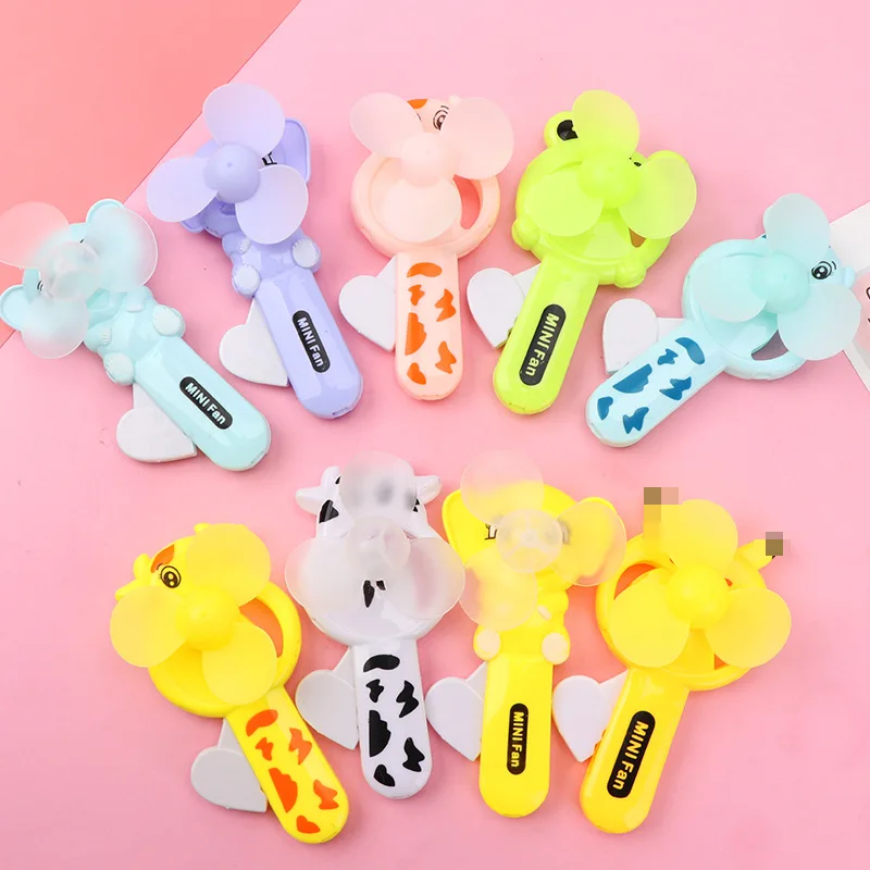 Summer Cool Creative Cartoon Hand Press Fan Mini Portable Children's Small Fan Press Handheld Manual Fan - view 3
