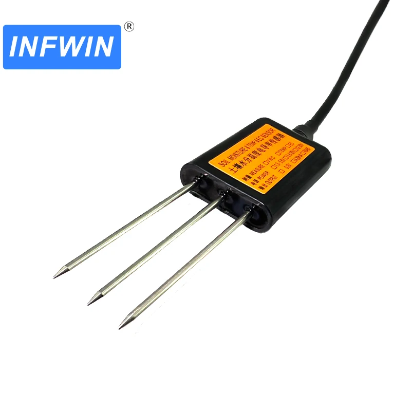 Sensor EC de temperatura de humedad del suelo, MEC10