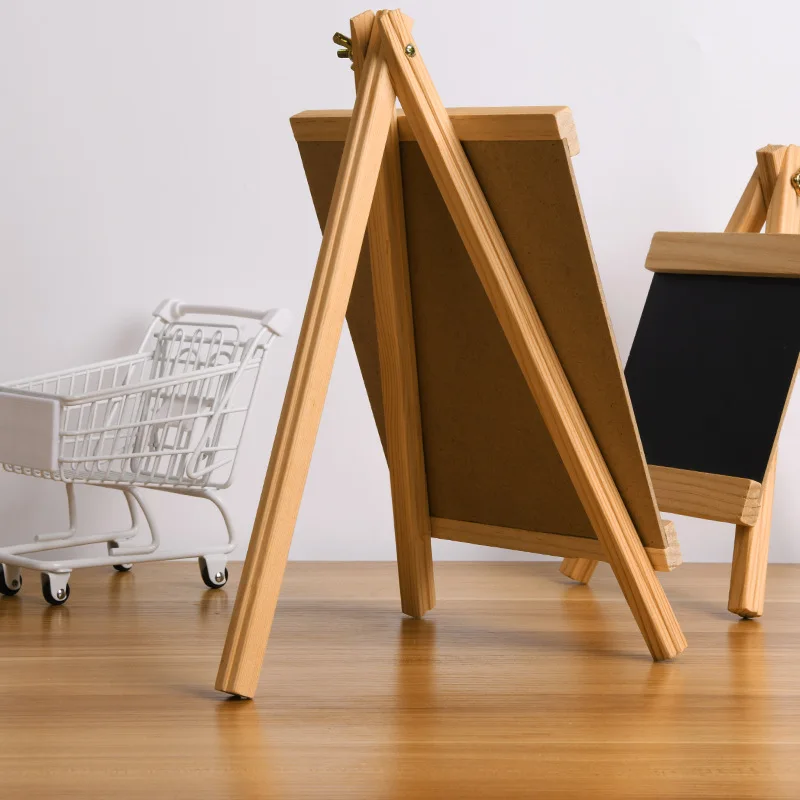 Bview Art Wooden Drawing Easel & Chalkboard Stand: Double-Sided Board with Adjustable Height for Kids Artists, Home/School Use