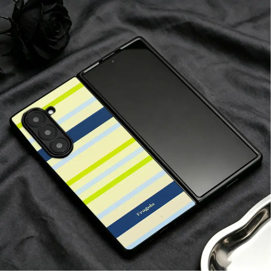 Phone Cover Case for Samsung Galaxy Z Fold 8 Ultra Z Fold8Ultra ZFold7 Z Fold 7 6 3 ZFold4 ZFold5 ZFold6 Colorful Stripes view 6