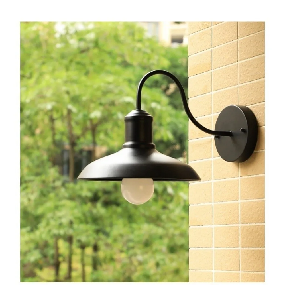 Retro Outdoor Wall Light Waterproof Aluminum Alloy Wall Lamp Antique Fence Lighting Yard Light Rustic Industrial