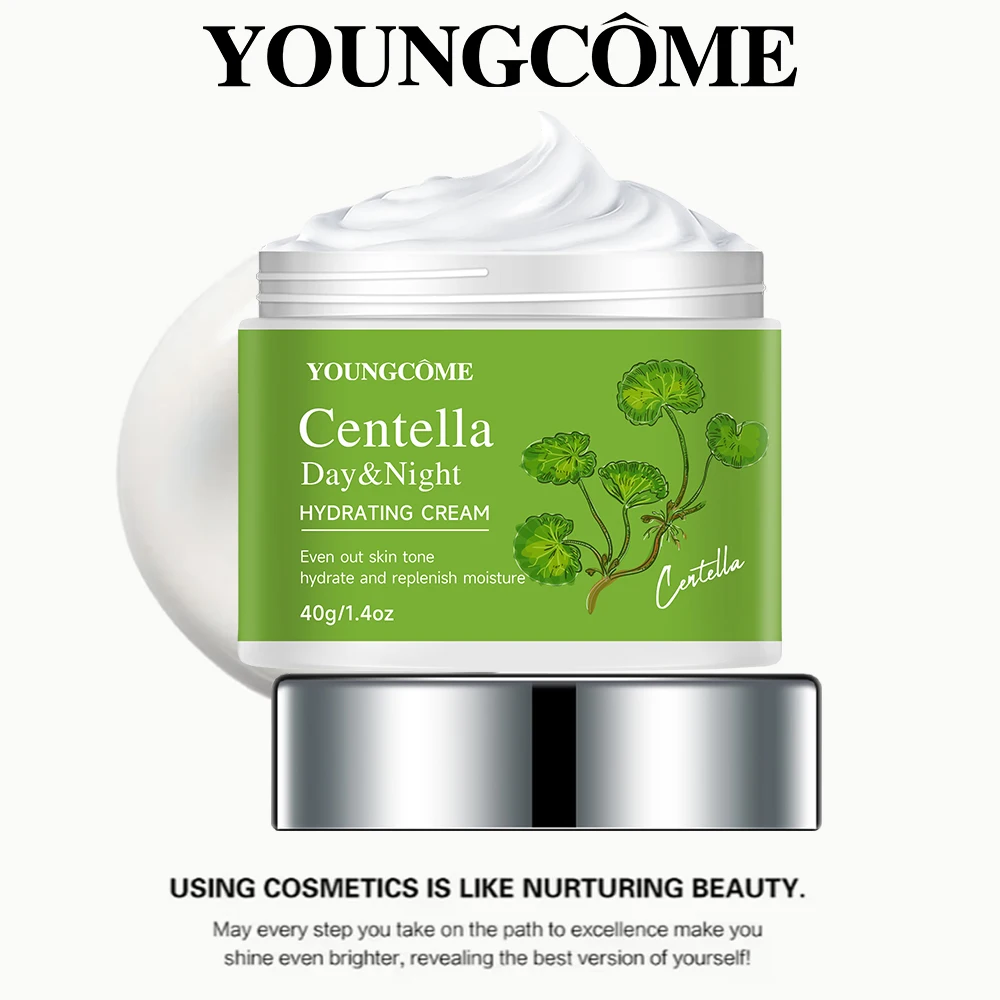 Centella Asiatica Hydrating Moisturizer - Soothing Face Cream for Even Skin Tone, Daily Hydration & Antioxidant Protection