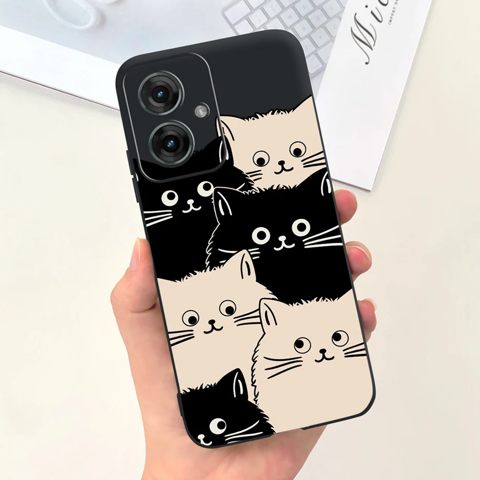 Per Motorola Moto G55 custodia New Fashion Cartoon Cover custodia antiurto per Motorola Moto G85 XT2427-3 G 85 MotoG55 Soft Bags