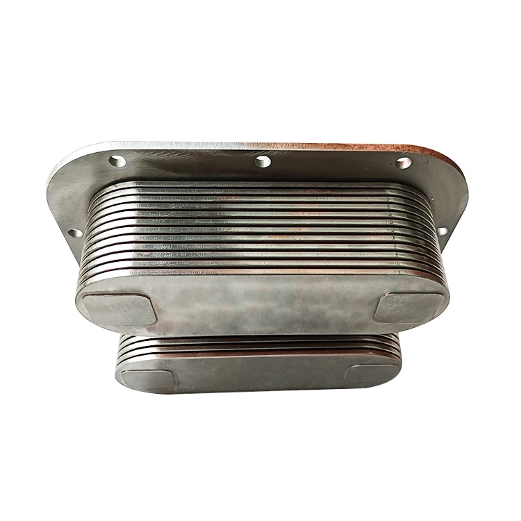 Maquinaria de construcción de alta calidad, motor diésel Detroit 6V71, núcleo del enfriador de aceite 8547237 71708