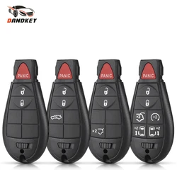 Dandkey For Chrysler Town & Country Jeep Grand Cherokee Dodge Magnum Durango Car Remote Key Shell 2/3/4/5/6/7 Buttons Fob Case