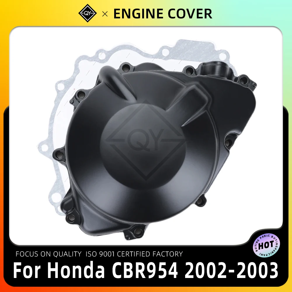

LQYL Engine Cover Stator Cover CrankCase Side Cover Shell For HONDA CBR954 CBR 954 2002 2003 2002-2003