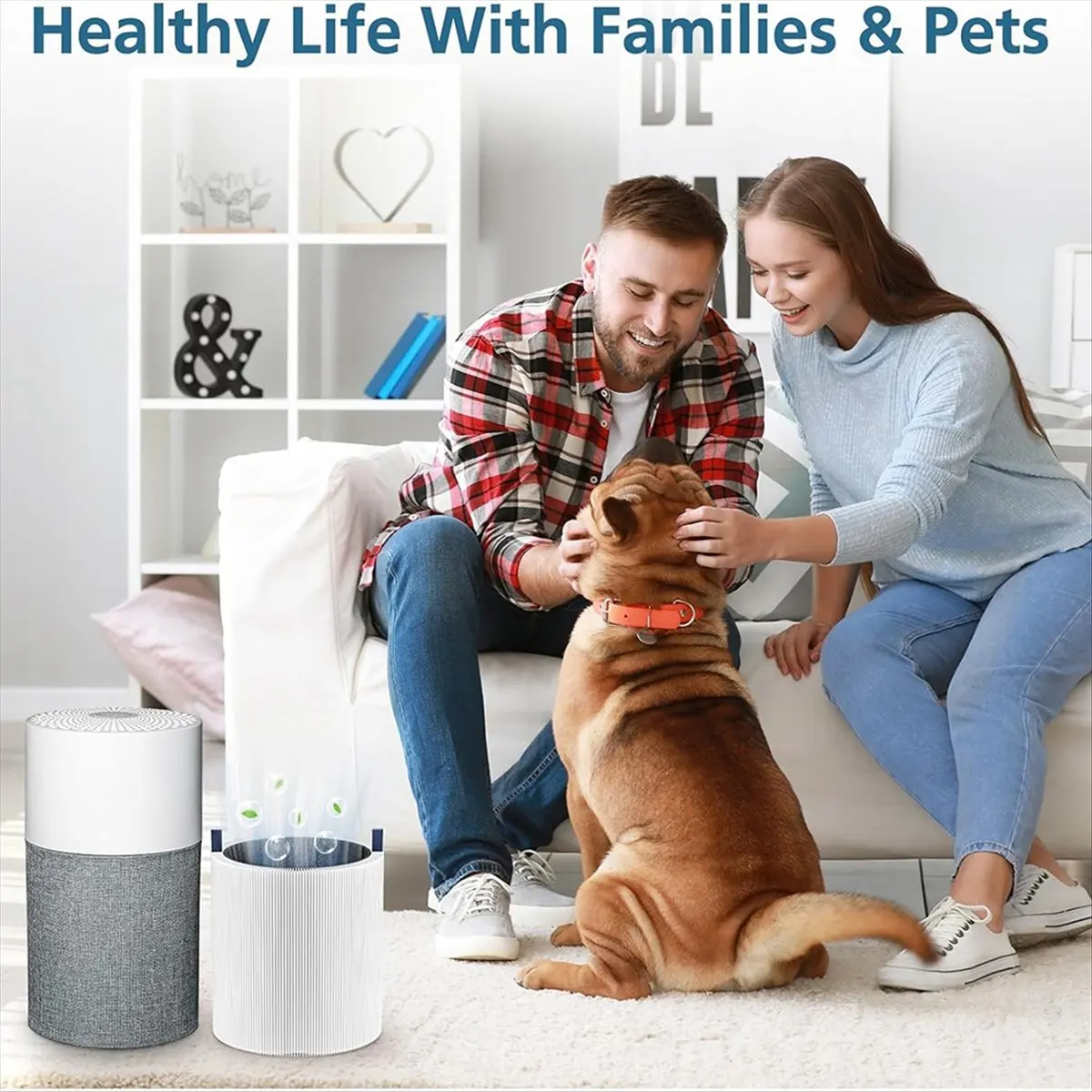 فلتر بديل A97G مكون من قطعتين 511، متوافق مع منقي الهواء Blue Air Blue Pure 511، مرشحات True H13 HEPA #6