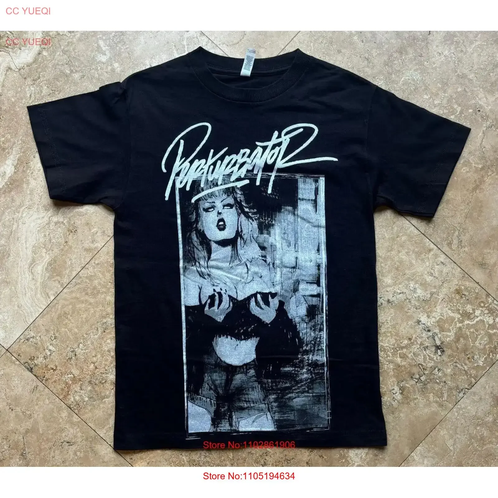 Perturbator Goth Noise Electro Band T Shirt Size Small vintage Washed Top For Everyday Wear fashion streetwear designer clothes