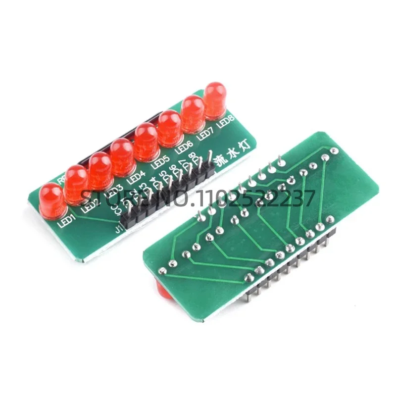 8-way running water light and running light/LED microcontroller module/intelligent car accessories