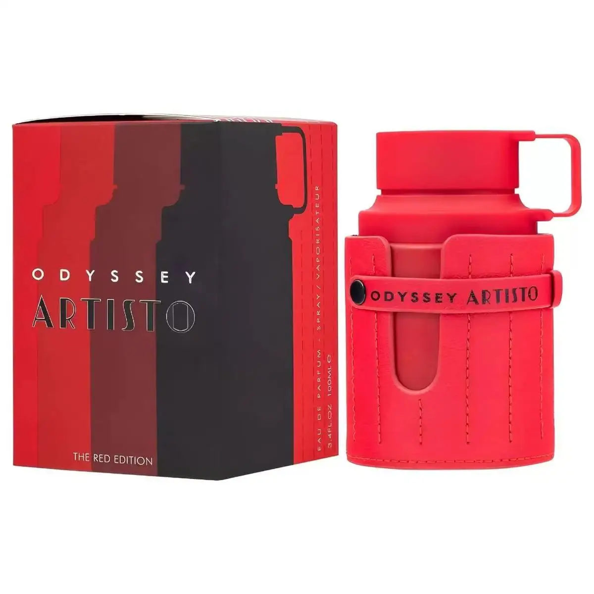

Armaf Odyssey Artisto Red Edition EDP 100ml (3.4 fl oz), Fruity Floral Woody Fragrance for Unisex