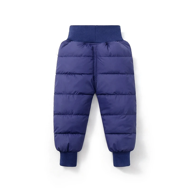 Winter Wonderland: Plush and Thickened Unisex Trousers for Children, 1-5 Years