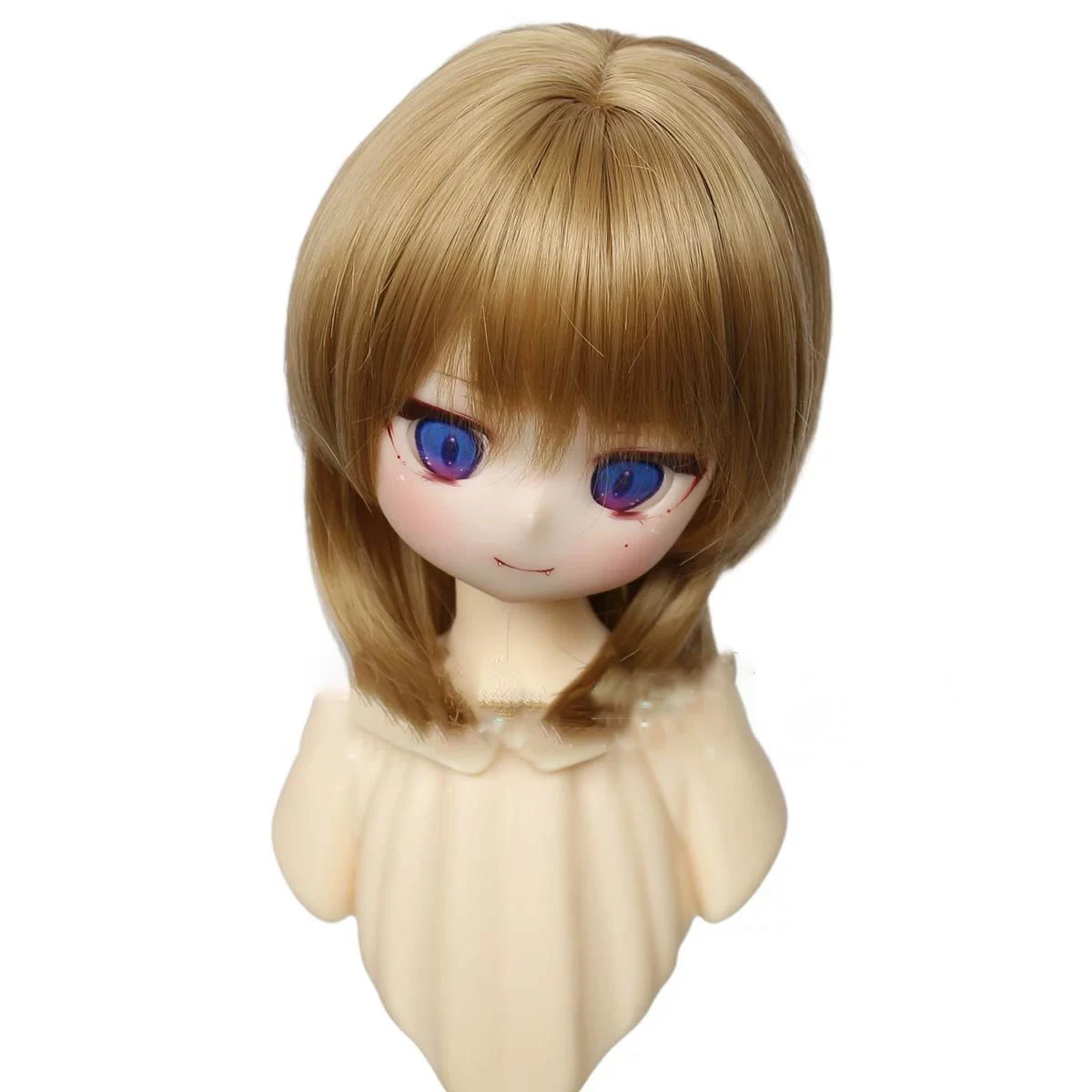 Puppenperücke für 1/3 BJD-Puppen, Haar, DIY-Puppenzubehör, Perücke, Prinzessinnenhaarperücke – Detail 5