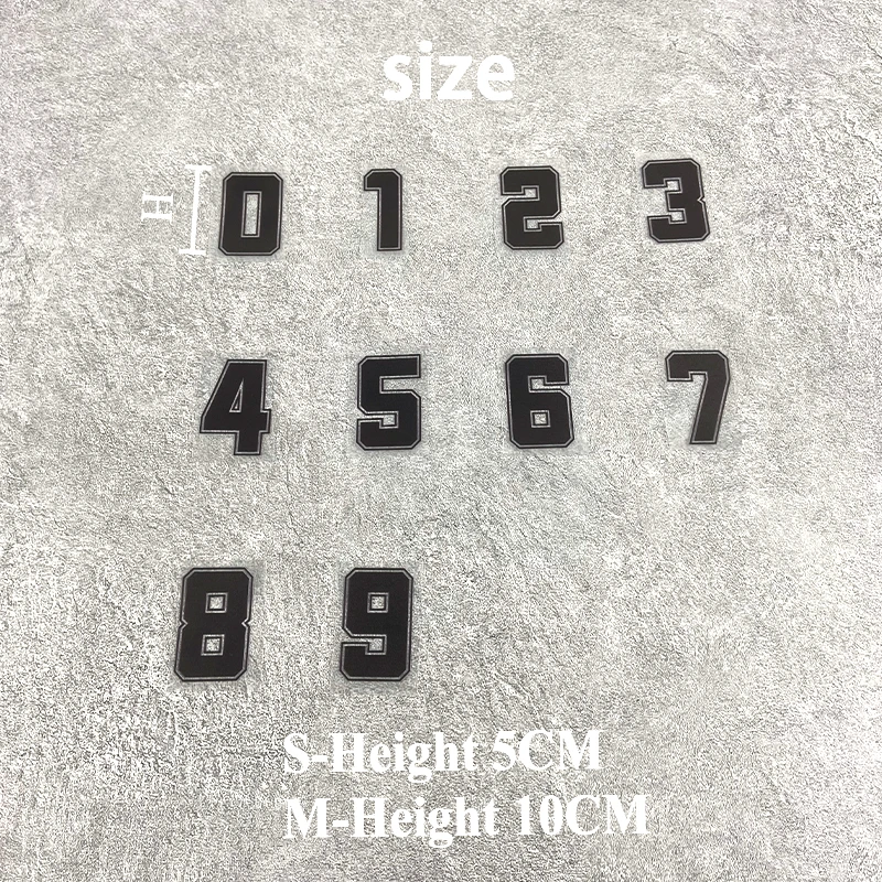 1PC 0123456789 Black Number Motorcycle Stickers Waterproof for Motorbike Fuel Tank Helmet Electric Scooter Bike Vinyl Decals