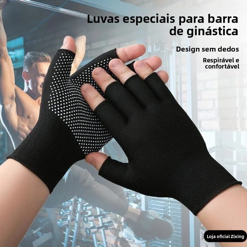 luvas-masculinas-antiderrapantes-para-barra-fixa-e-fitness-modelo-meio-dedo-resistentes-ao-desgaste-para-musculacao