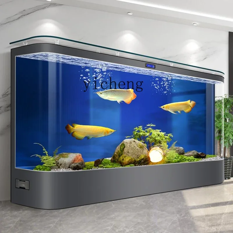 TQH water-free fish tank living room company household filtration and oxygen production integrated aquarium