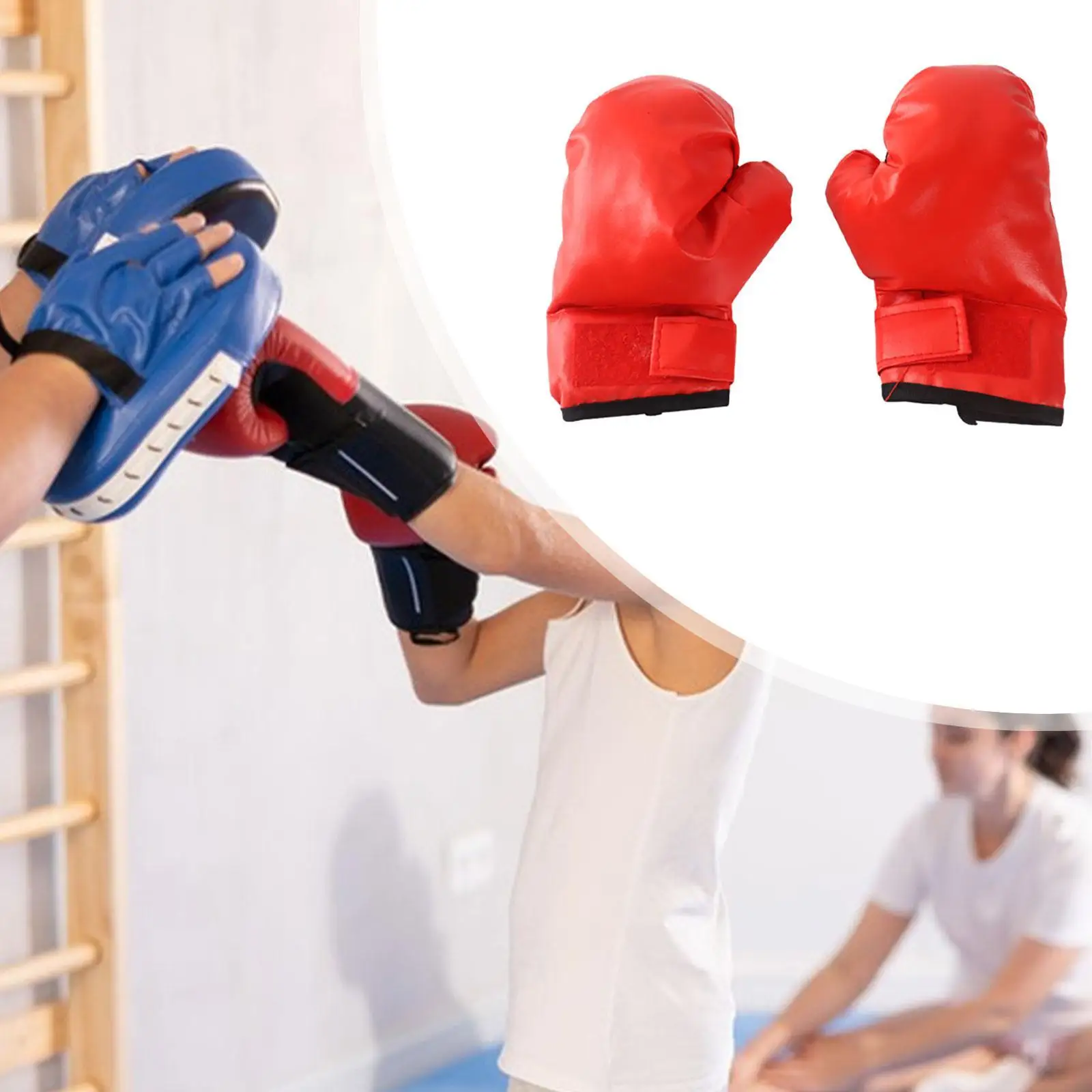 

Боксерские перчатки для детей. Удобные тренировочные перчатки для защиты рук.