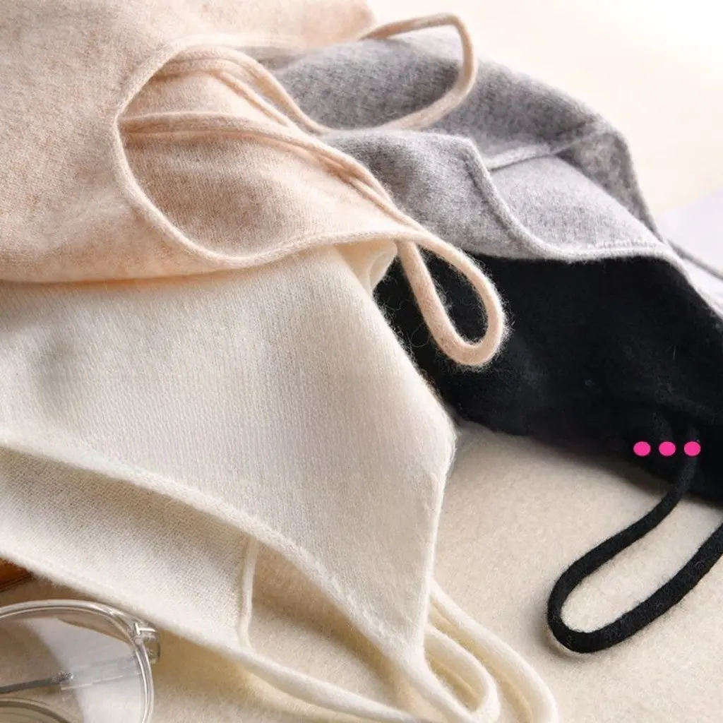 

Women's Autumn Winter Warm V-neck Knitted Small Vest Slim-fit All-match Wool Sling Inner Outer Wear