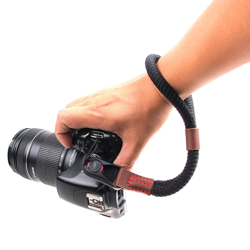 Neue Micro SLR Kamera Quick Release Handgelenk Gurt Seil Armband für Canon Nikon Leica Sony A5100 A6300 A7RM2 A6000 A6500 A7 DSLR – Detail 1