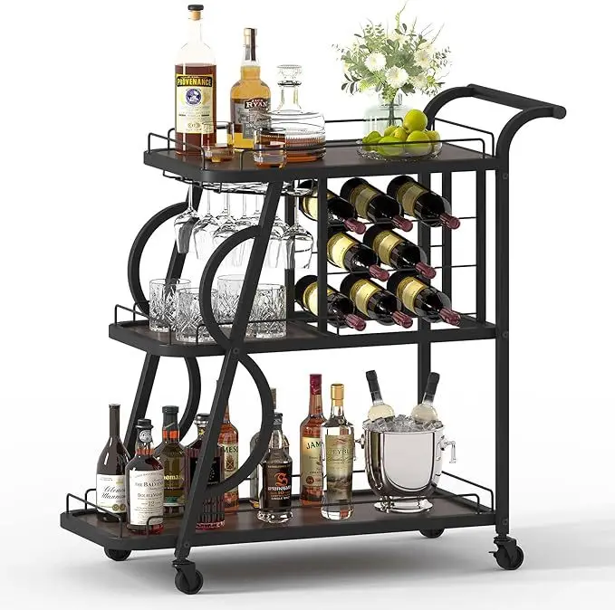 Cross-border selection Multifunctional dining car Kitchen condiments Multifunctional storage rack Household wholesale