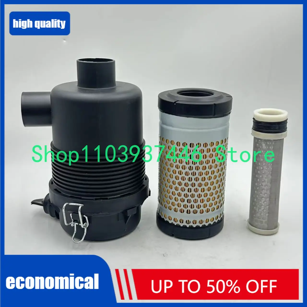 Peralatan Berat Berkualitas Tinggi Untuk Kubota U15 U20 Rakitan Filter Udara Penutup Belakang Aksesori Excavator Tahan Lama