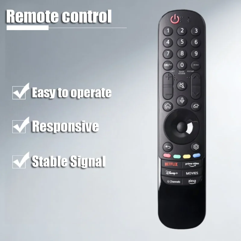 Applicable for 4/C4/B4 TVs and QNED-TV99T/90T/85T/80T series, MaqicRemote MR23G remote control with voice and poi