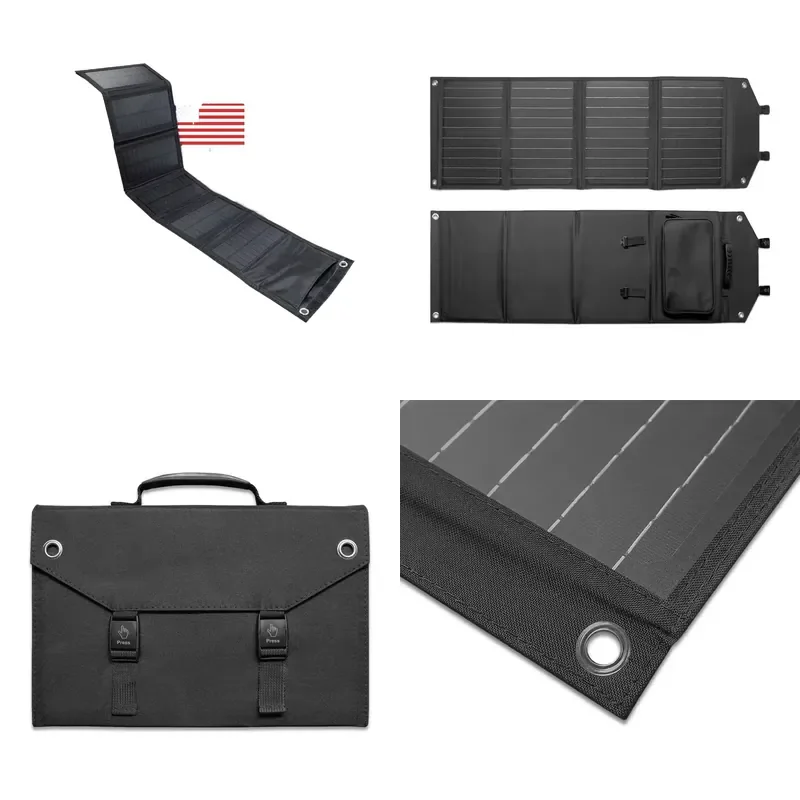 60W Portable Solar Blanket Flexible Dust Heat Resistant Design Adaptable Middle East Desert Climate African Outdoor Scenes