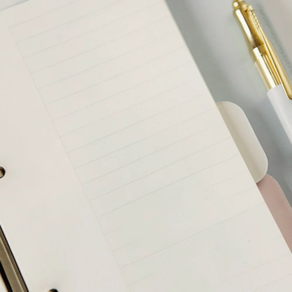 Stationery Refill Paper For A5 A6 A7 M5 Planner Notebook 100g Thick Sheets 6 Hole Loose Leaf Insert Journal Supplies