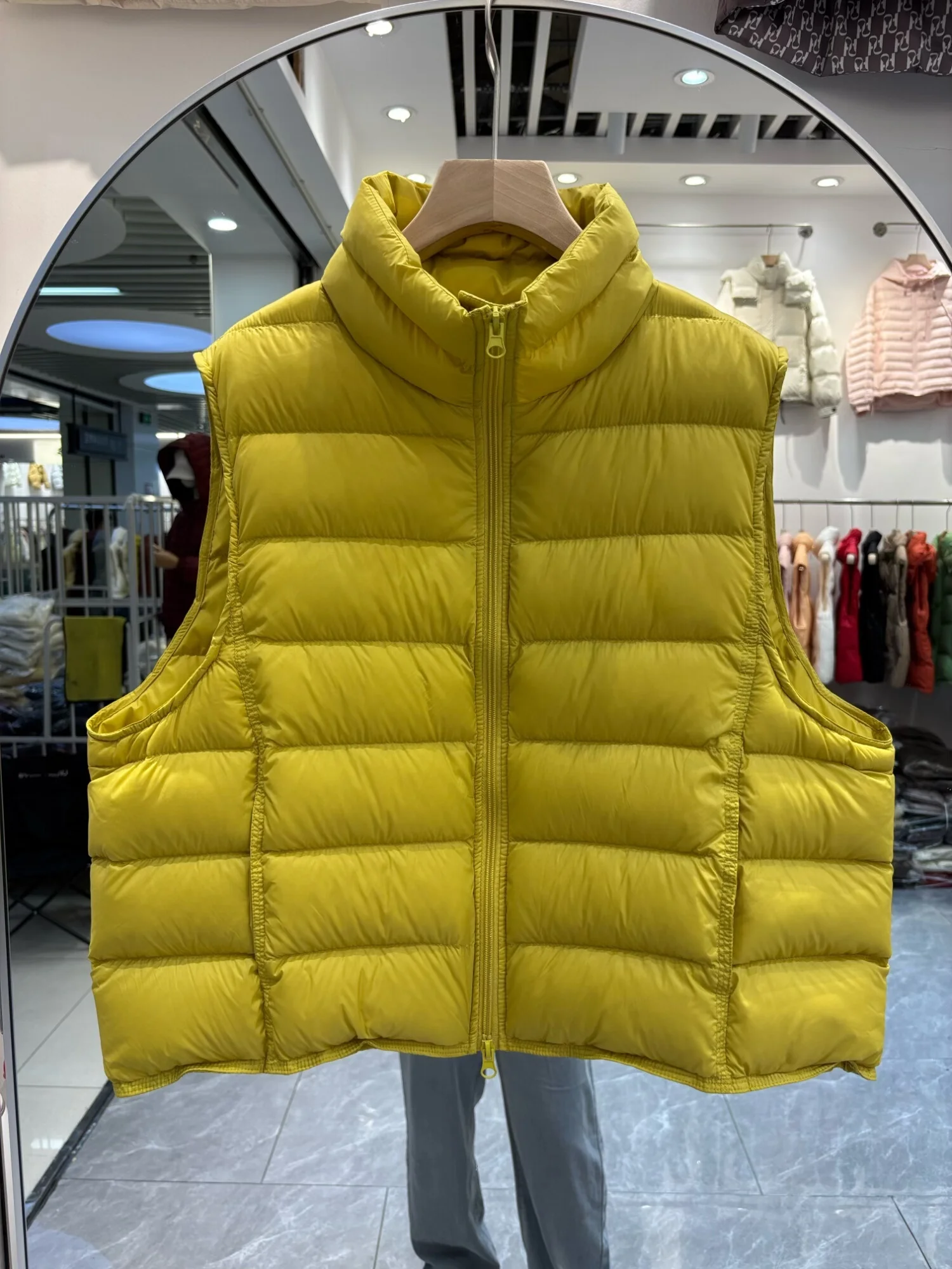 

Warm 90 down Filling Vest Korean Sle Loose Fit Stand Collar ort Coat for Women Autumn Winter New Arrival No Sve Memory...