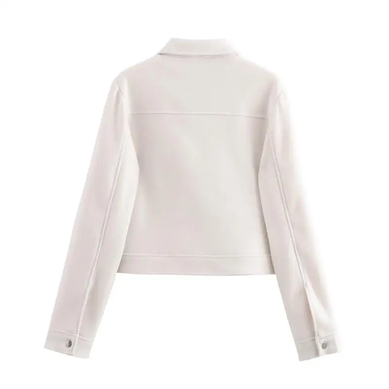 แจ็คเก็ตผู้หญิง ฤดูใบไม้ร่วง 2025 เสื้อโค้ทใหม่ สไตล์เก๋ อุ่น ฤดูหนาว เสื้อแจ็คเก็ตผู้หญิง แฟชั่นสตรีท วัยรุ่น สง่างาม แขนยาว เสื้อคลุม