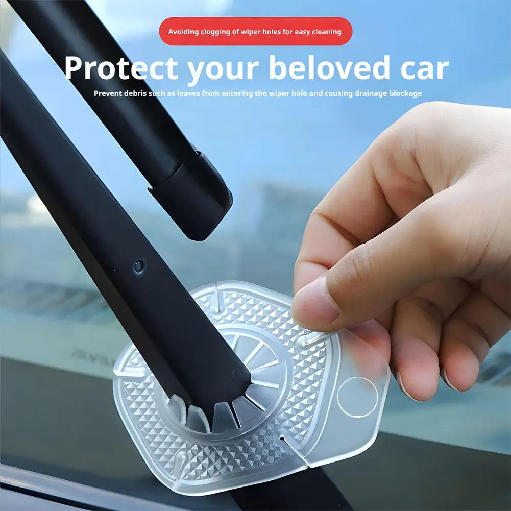 

Car Wiper Arm Protective Car Windshield Wiper Hole Sleeve Cover Dustproof Prevention Silicone Cover Debris Leaves Protectiv E4N7