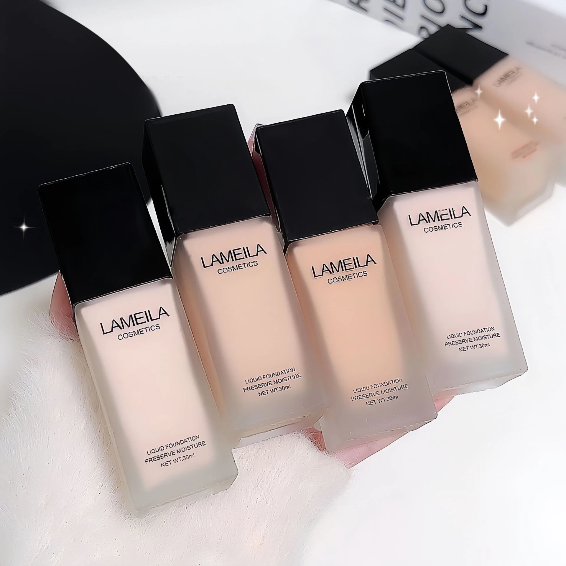 Base transparente hidratante, corrector humectante, maquillaje desnudo, maquillaje de sujeción pseudopigmentado para estudiantes