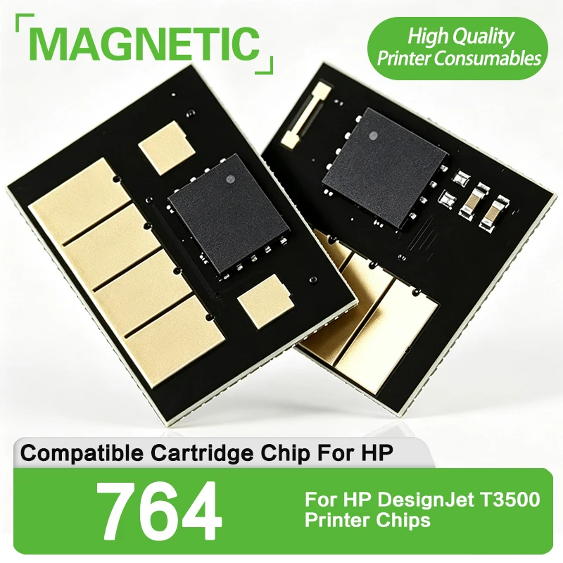 300 мл для чипа картриджа HP 764 764XL, совместимого с принтером HP DesignJet T3500, C1Q13A, C1Q14A, C1Q15A, C1Q16A, C1Q17A, C1Q18A.