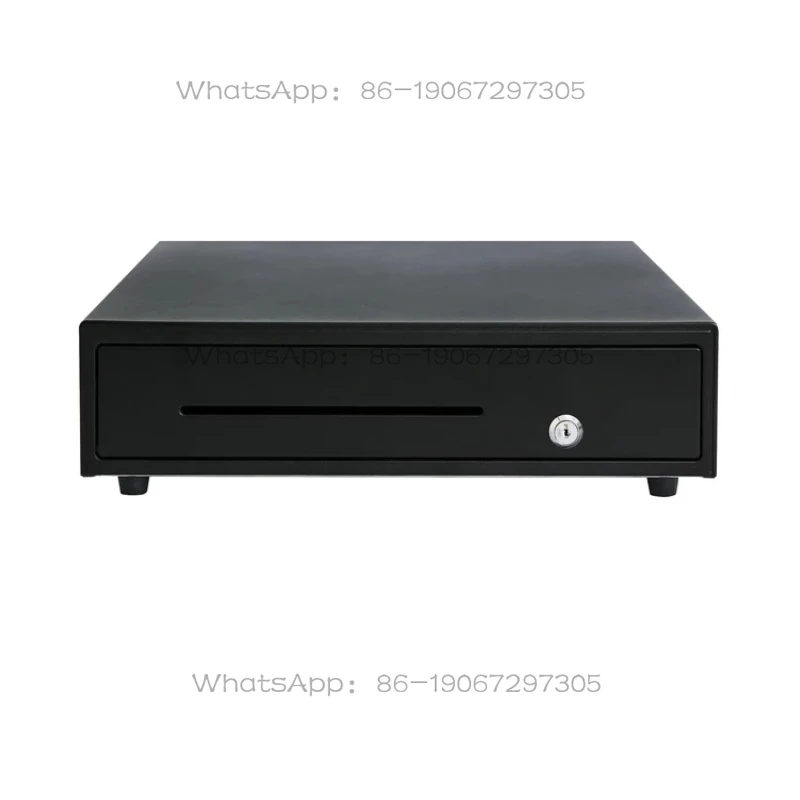 Cash Register  Counter 415 Full Metal Cash Drawer 5 Banknotes 8 Coins, with Supermarket and Restaurant Tray