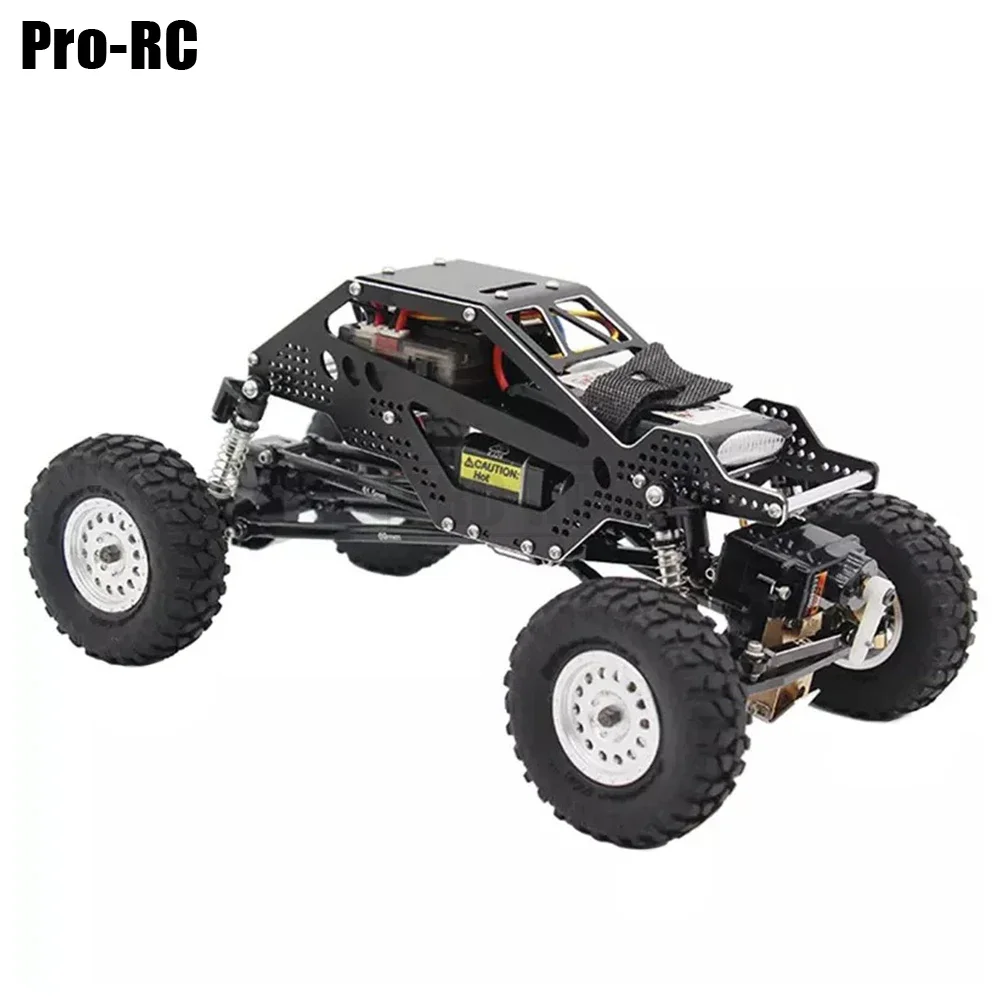 Cangkang Bodi Rangka Sasis CNC Logam untuk 1/24 Axial SCX24 90081 C10 RC Suku Cadang Peningkatan Perayap Aksesori Mobil
