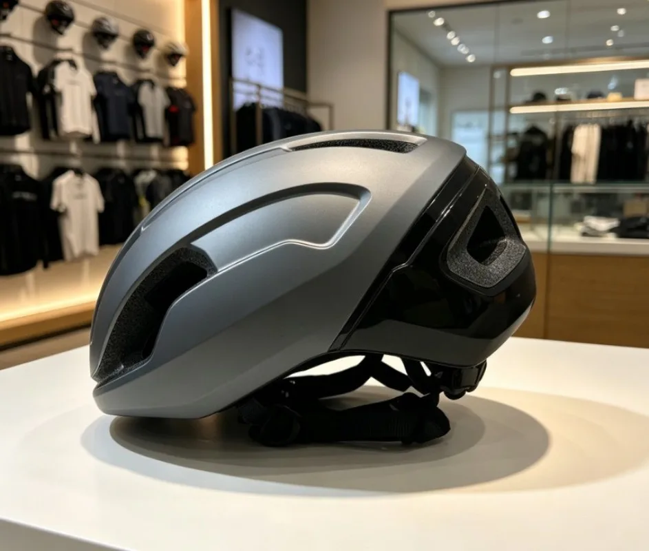 Unisex cycling helmet for men women, breathable lightweight bike safety cap, outdoor sport riding protective gear.