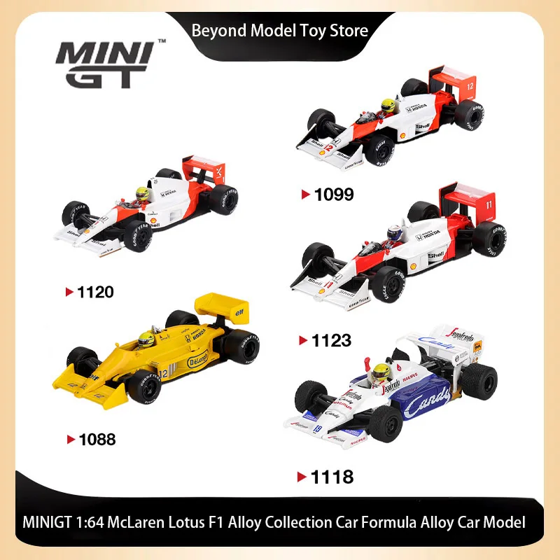 

MINIGT 1:64 McLaren Lotus F1 Коллекция сплавов Модель автомобиля Formula из сплава