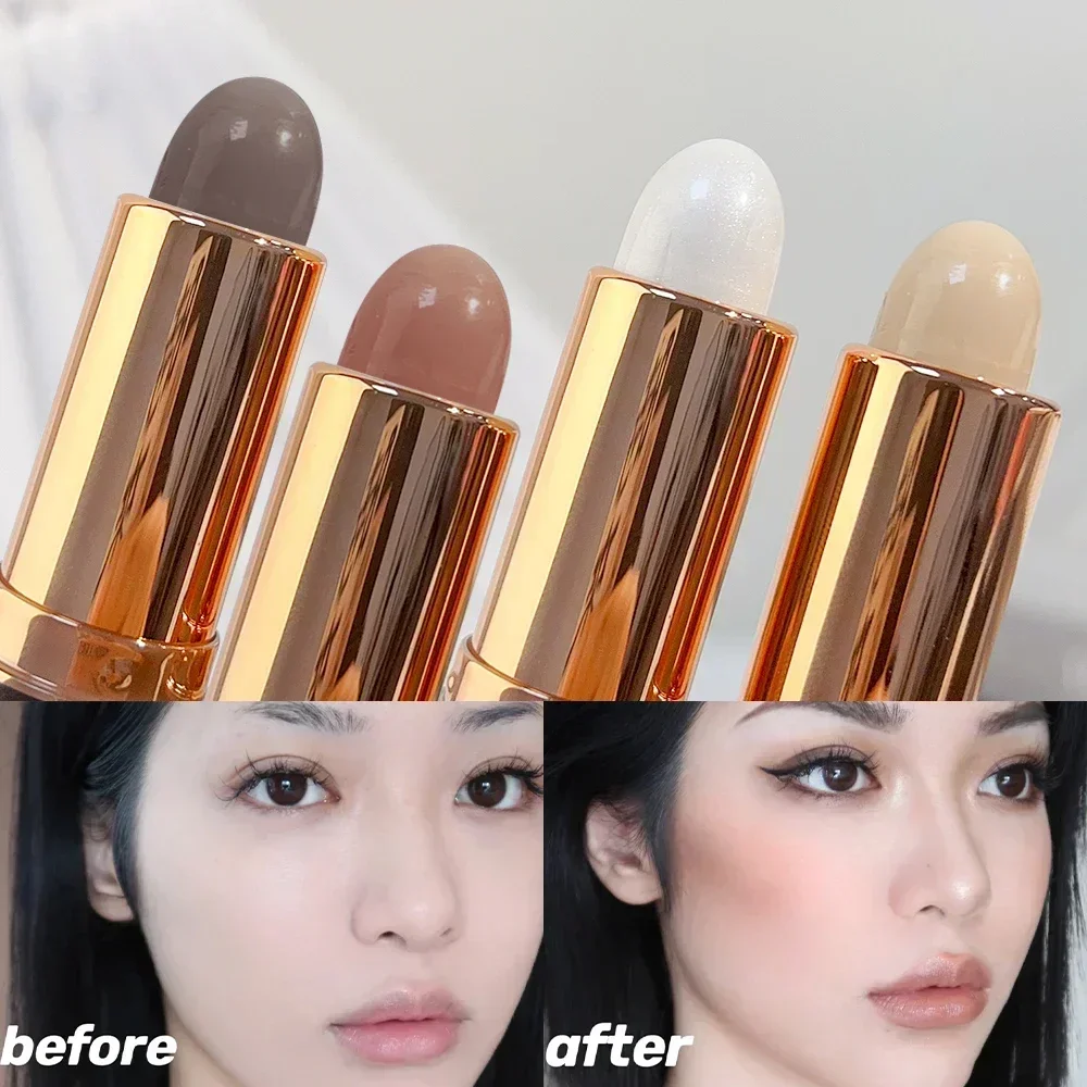 Double Highlight ing & Shading Stick neue Hot Face Foundation Concealer Stift langlebige Korrektor Kontur Concealer Stick Make-up