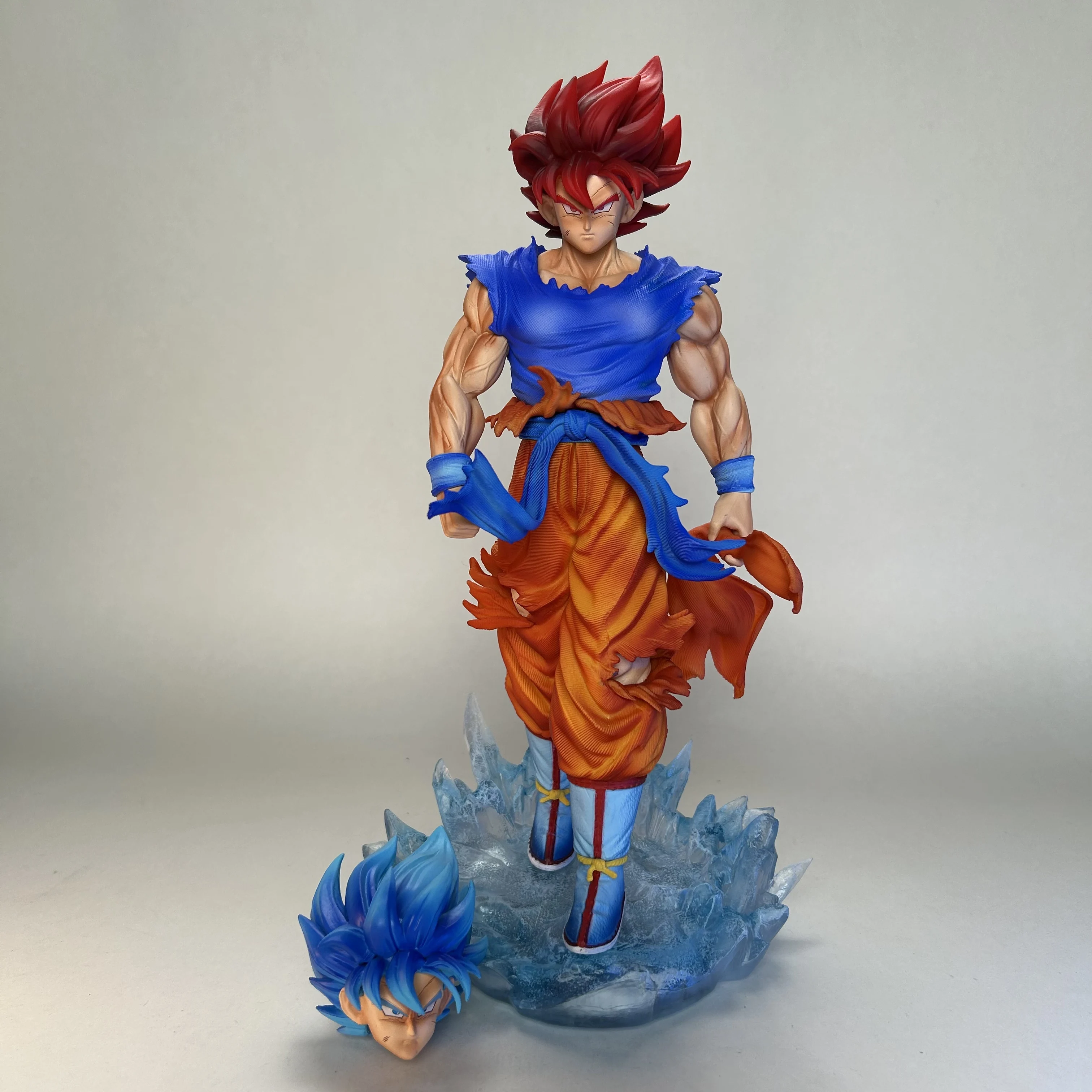 32.5 cm/12.79in Anime Dragon Ball Z Goku Figuur Super Saiyan Action Figure Collectible Standbeeld Model Speelgoed Gift