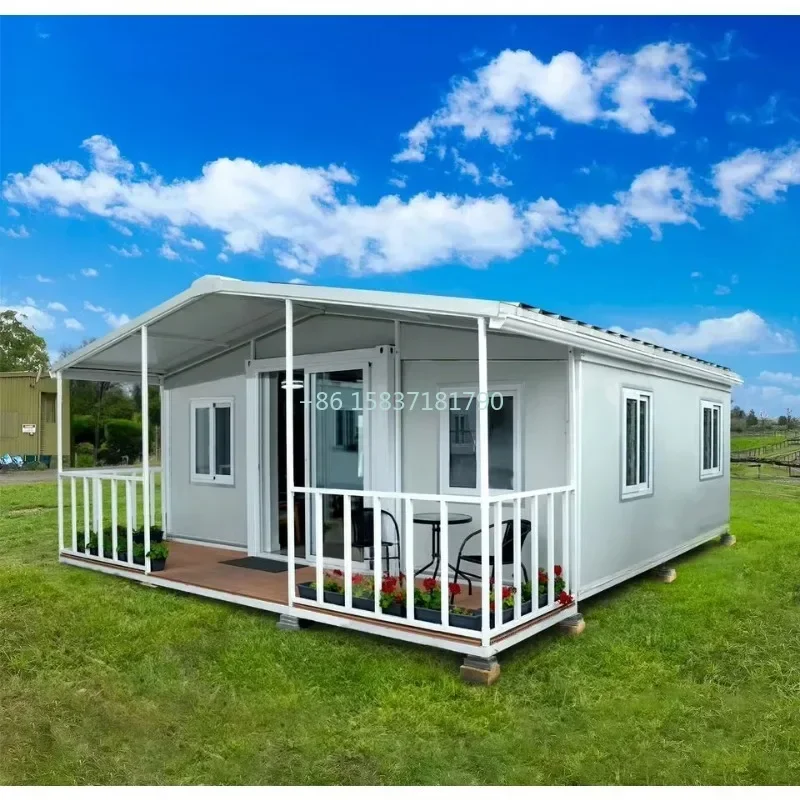 Office Container House Expandable Folding Flat Pack Container House Fast Install 20ft 40ft Foldable Container House for Ireland