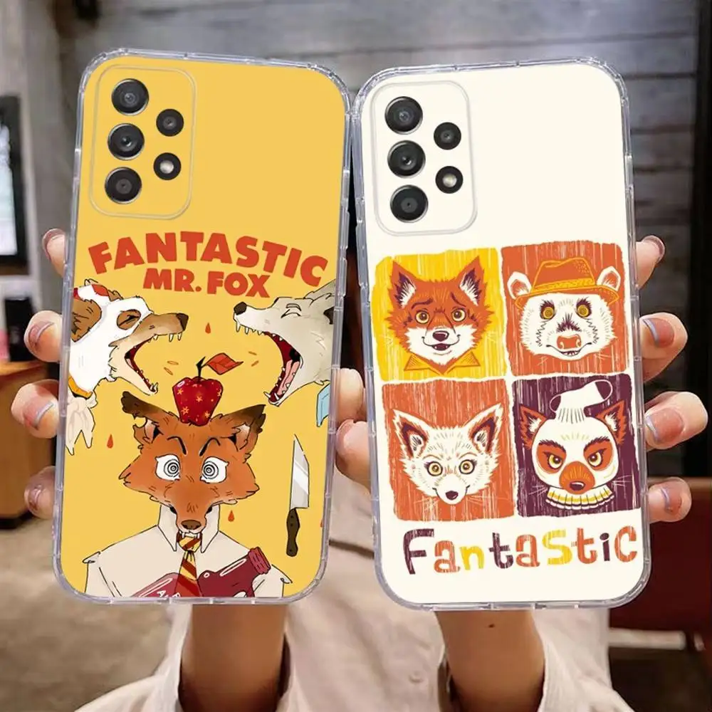 

F-Fantastic Mr F-Fox Phone Case For Samsung Galaxy A,71,70,52,51,40,31,50,50S,30S,21S,12,10,Note20ultra Transparent Cover