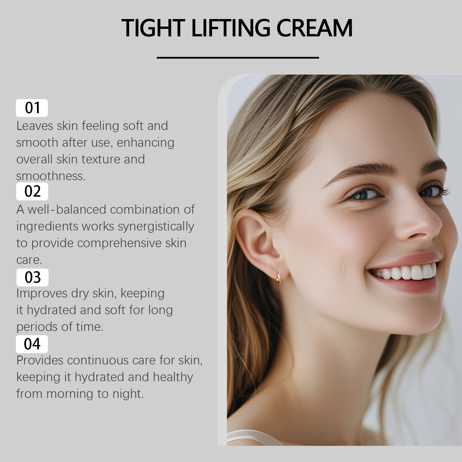 Facial Firming Cream Tight Anti Aging Fade Fine Lines Moisturizing Brightening Nourishing Softening Skincare Ceramide Repair