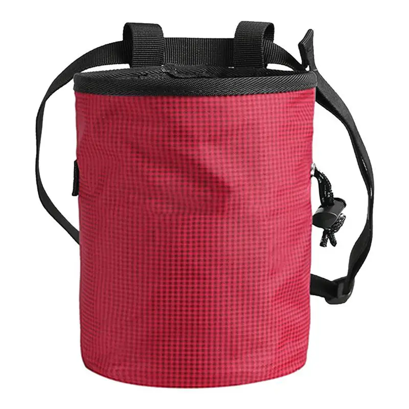 

Rock Climbing Chalk Bag Bouldering Sports Drawstring Chalk Bag Polyester Fabric Waist Pack for Mountaineering Outdoor Training