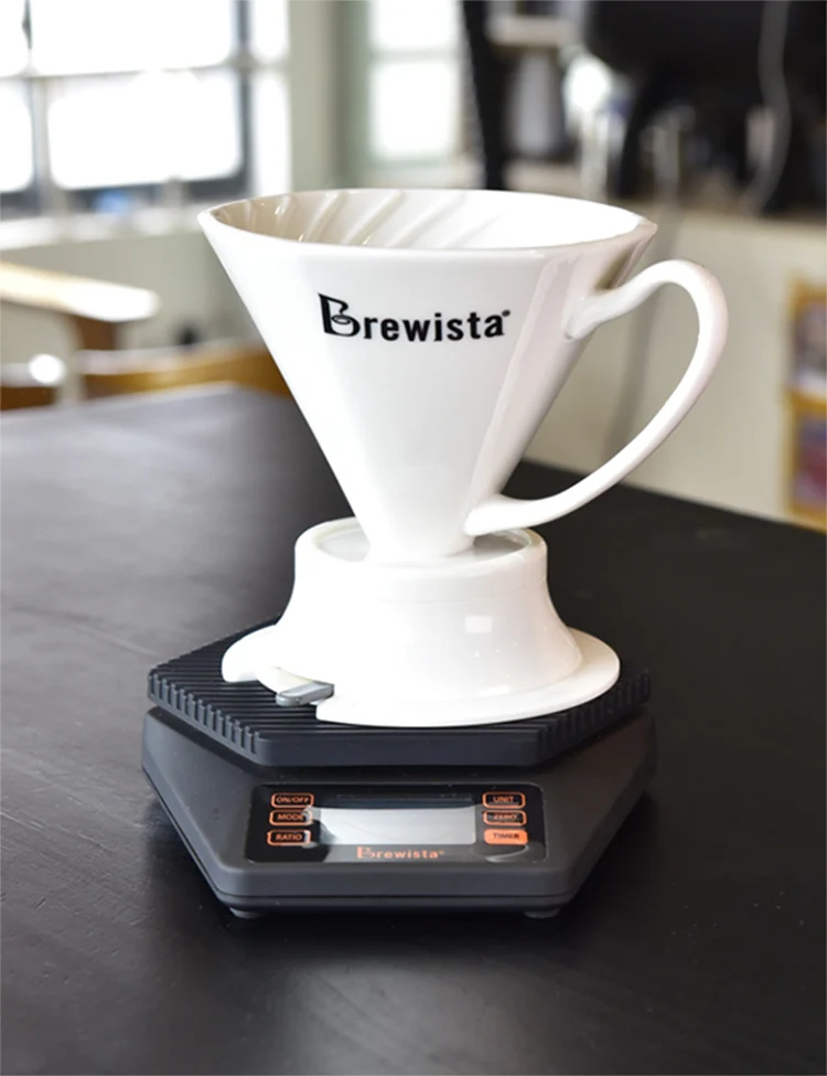 Brewista Bonavita Wider Base Steeping V-shaped Filter, Porcelain Coffee Maker, Dripper Irrigation System