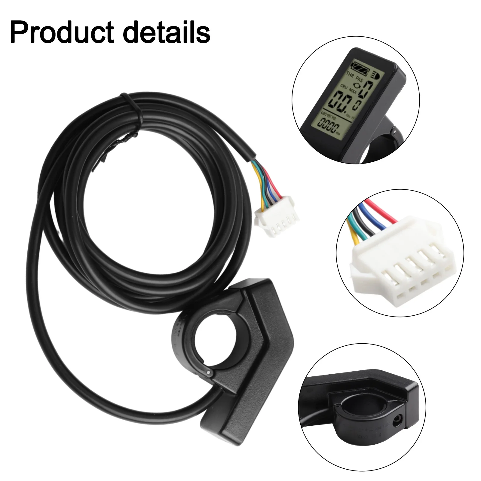 

Electric Bicycle Display Meter Panel Compatible with KT-LCD4 For Mini Display for 24V 36V 48V E-bike Controllers