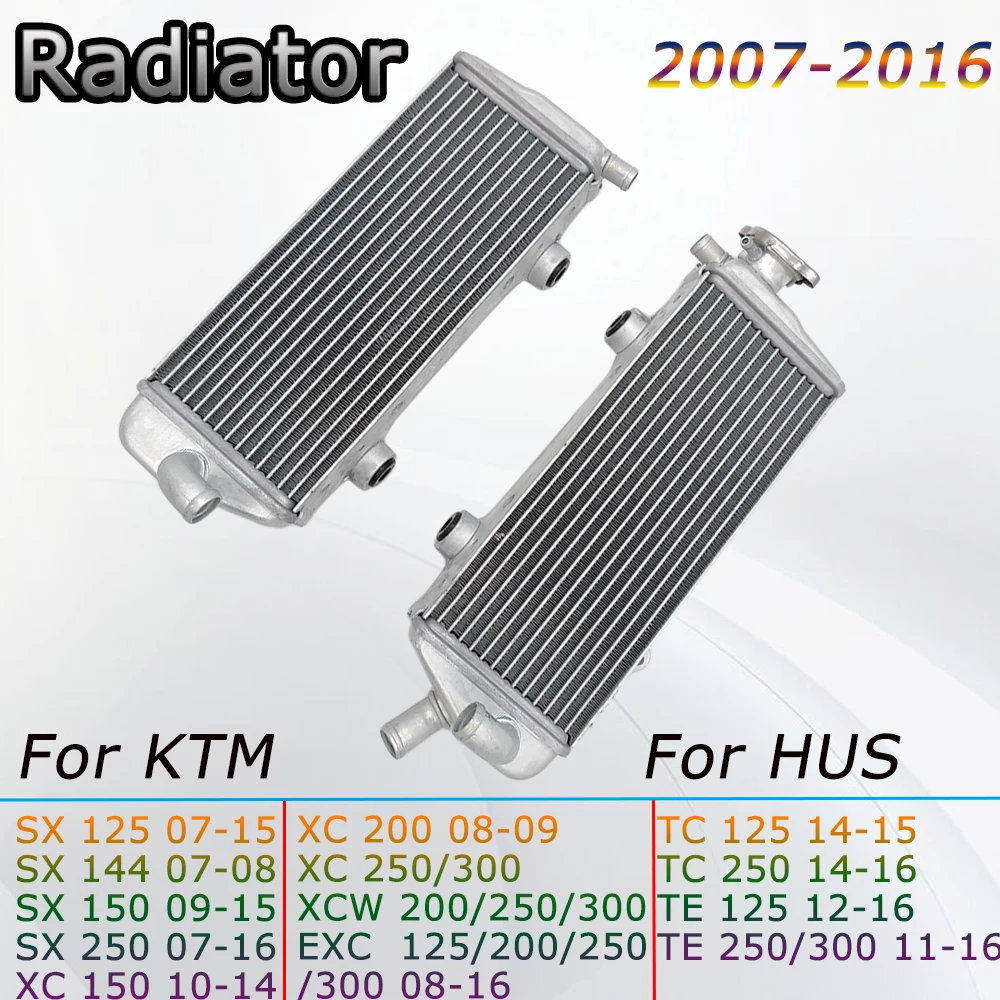 radiator-for-ktm-husqvarna-sx-xc-exc-xcw-125-150-200-250-300-sxs-aluminum-cooler-engine-cooling-motorcycle-accessories-2007-2016