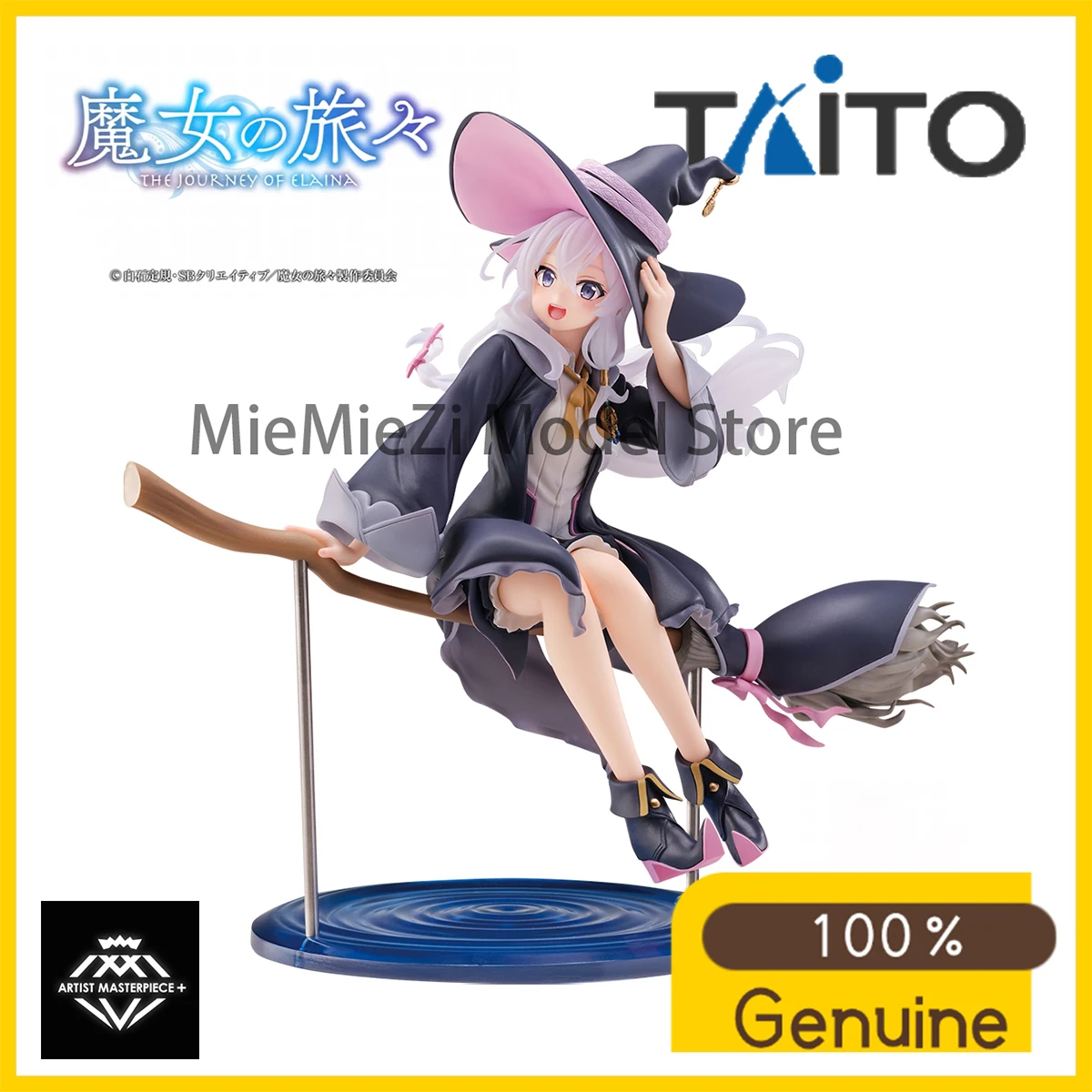 

In Stock Original TAiTO Prepainted Artist MasterPiece+ Majo No Tabitabi Elaina Witch's Clothes Ver. Anime Figure Garage Kit Gift