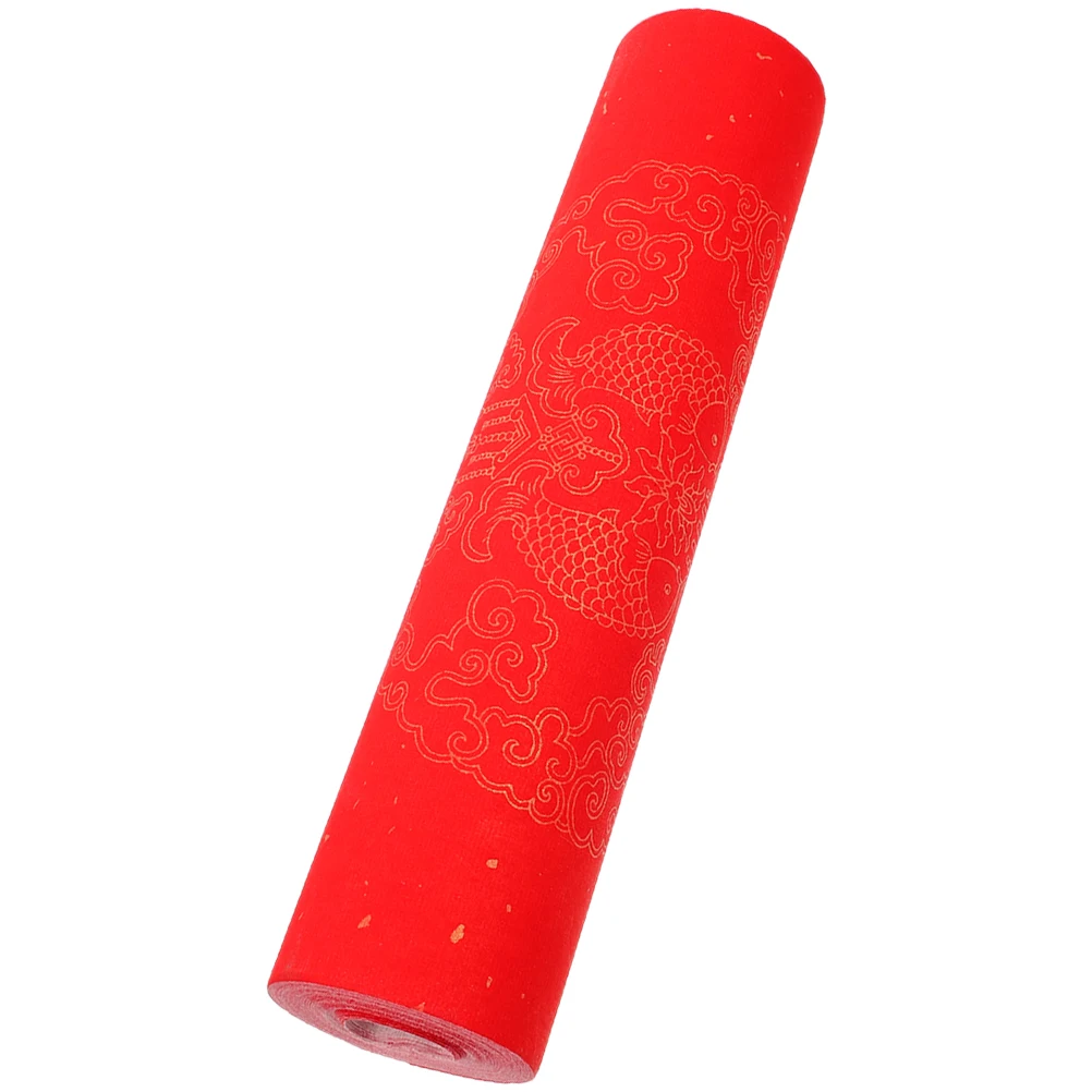 

New Year Red Calligraphy Paper for Spring Festival Writing and Decoration Creative Gift for Loved Ones Red Construction Paper